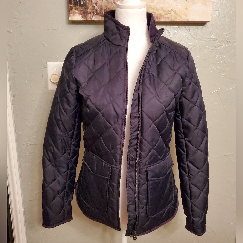 NWOT H&M navy quilted jacket - Picture 2 of 4